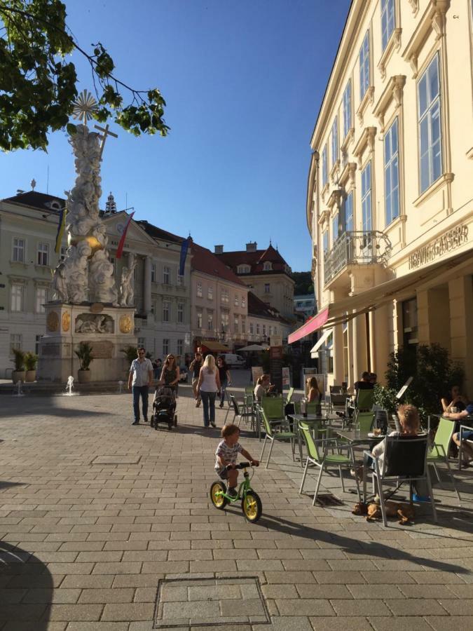 Terrasse Wohnungen Mit Parking In Zentrum Baden Exterior foto